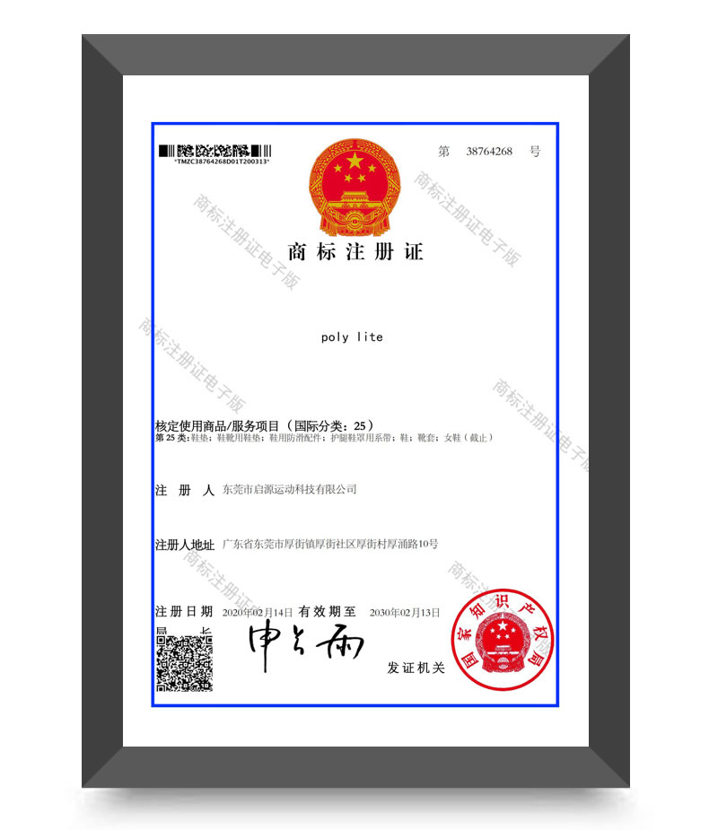 Polylite 商標專利